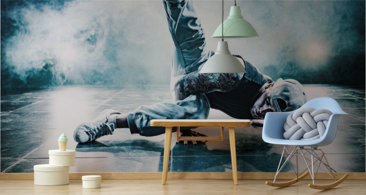 Fototapeta Tancerz Breakdance Podczas Występu