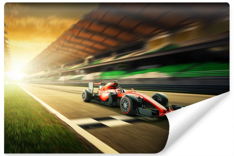 Fototapeta Bolid F1 Na Lini Finiszu