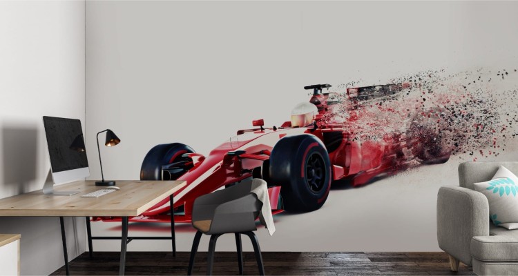 Fototapeta Abstrakcyjny Bolid F1