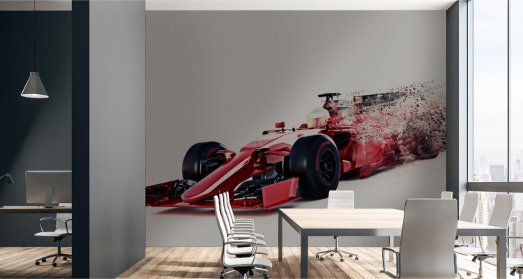 Fototapeta Abstrakcyjny Bolid F1