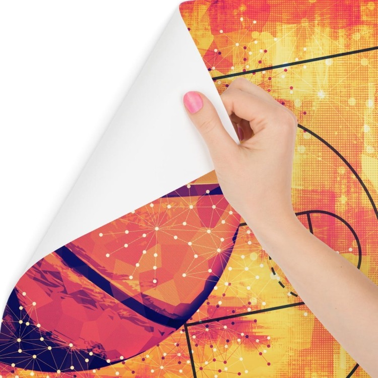 Fototapeta Abstrakcyjne Boisko Do Koszykówki