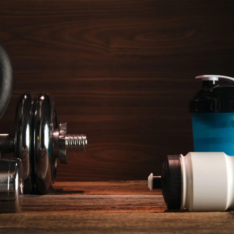 Fototapeta Sprzęt Sportowy Na Tle Desek