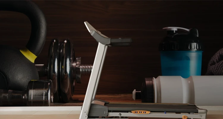 Fototapeta Sprzęt Sportowy Na Tle Desek