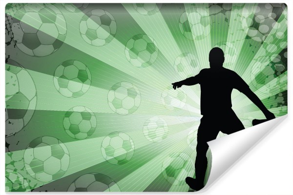 Fototapeta Sylwetka Piłkarza