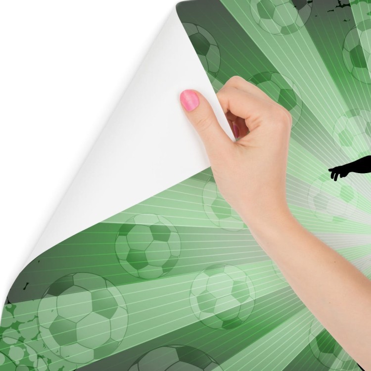 Fototapeta Sylwetka Piłkarza