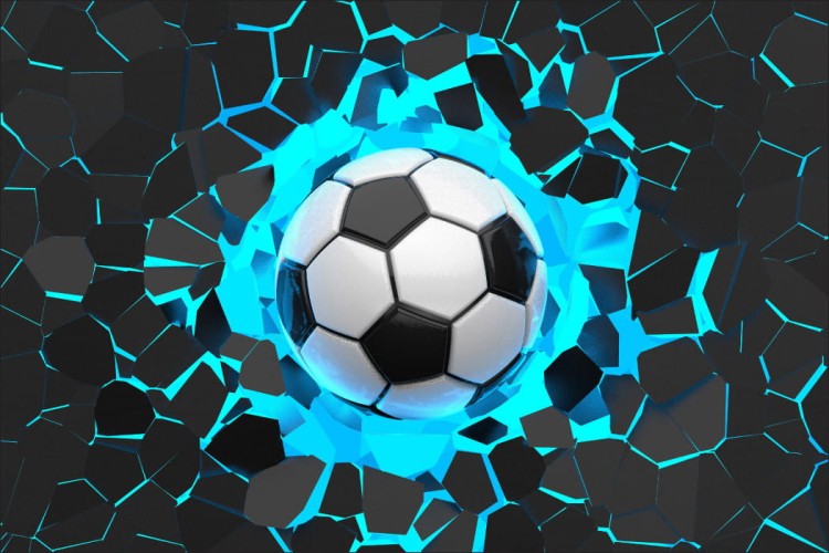 Fototapeta 3D Sport, Piłka Nożna