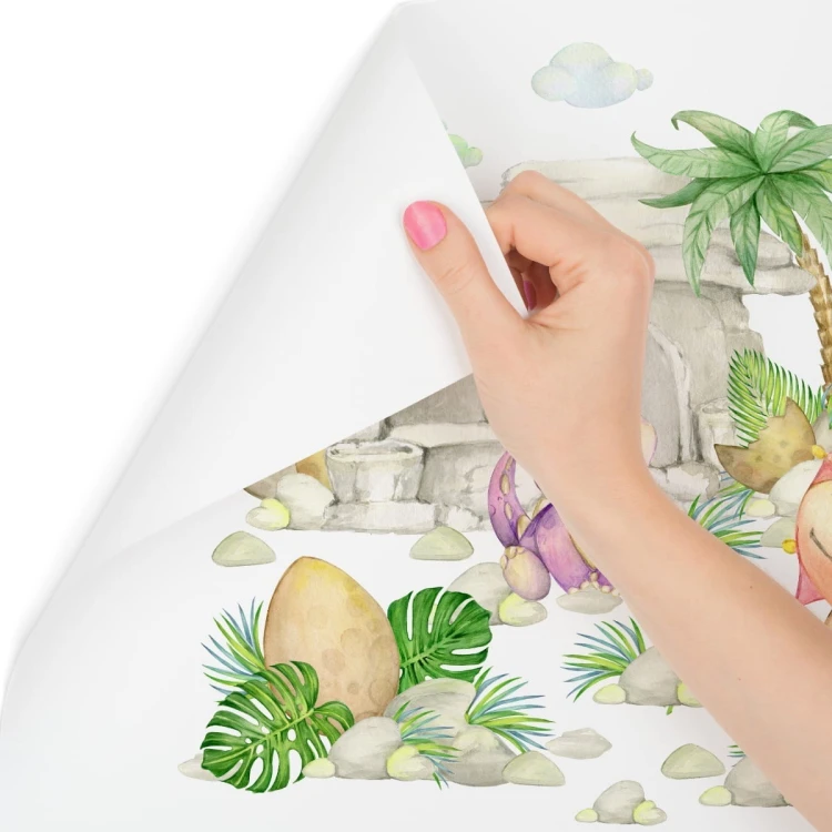 Fototapeta Zabawa Małych Dinozaurów