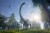 Fototapeta Realistyczny Dinozaur W Słońcu