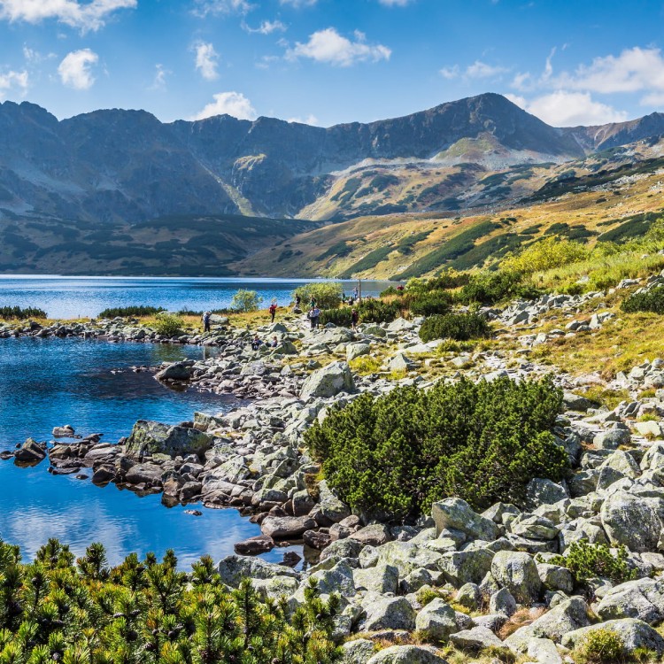 Fototapeta Górskie Jezioro W Dolinie