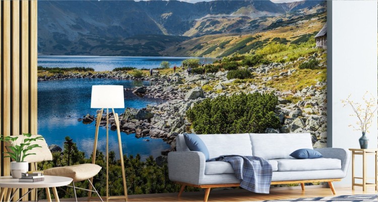 Fototapeta Górskie Jezioro W Dolinie