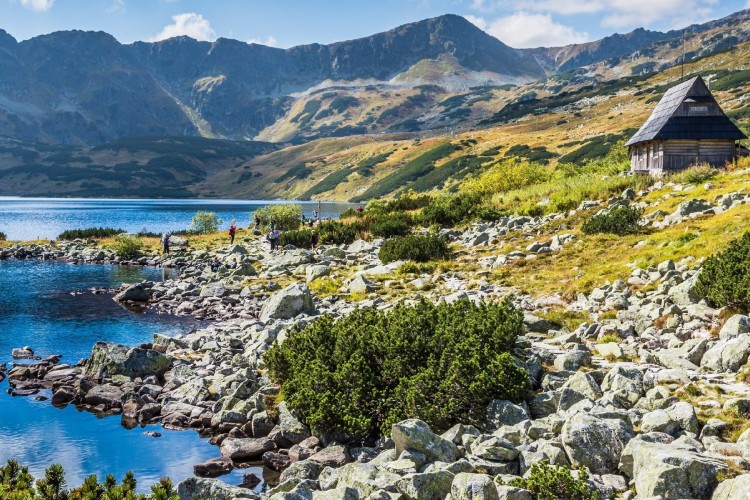 Fototapeta Górskie Jezioro W Dolinie