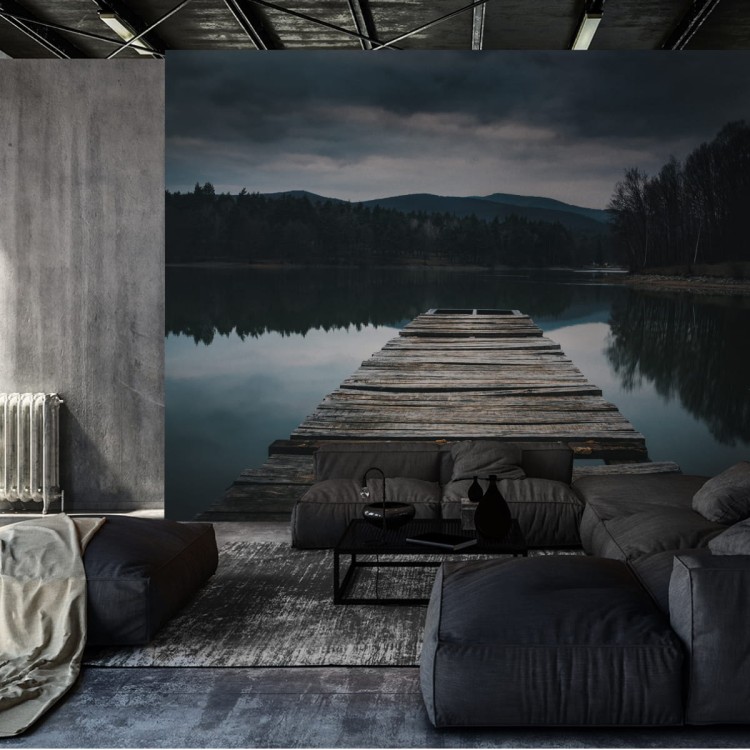 Fototapeta Drewniany Pomost Nad Jeziorem