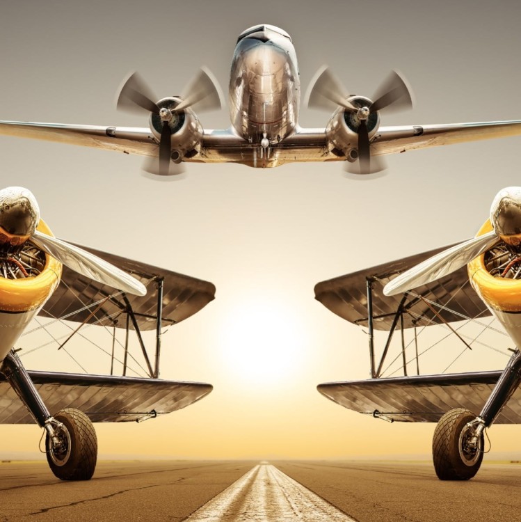 Fototapeta Zabytkowe Samoloty