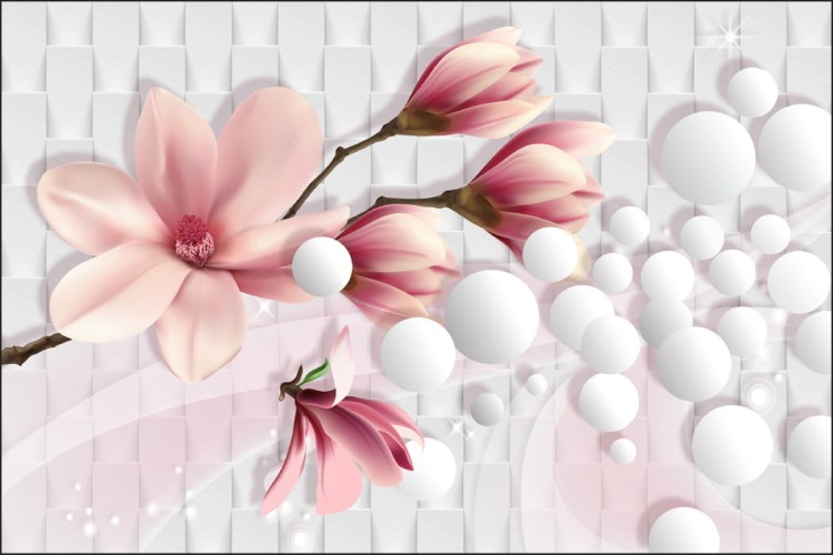 Fototapeta Kolorowa Magnolia