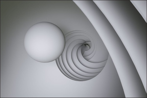 Fototapeta Optyczna Kula 3D