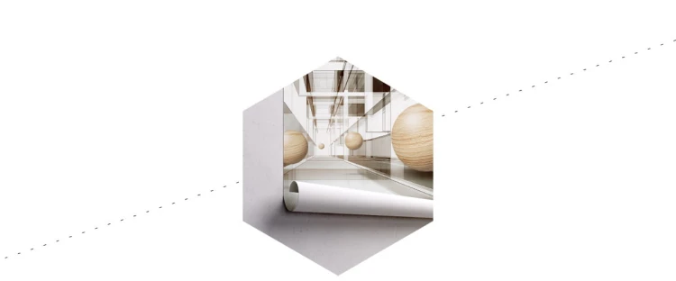 Fototapeta Drewniane Kule 3D