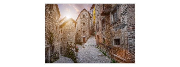 Fototapeta Uliczka 3D
