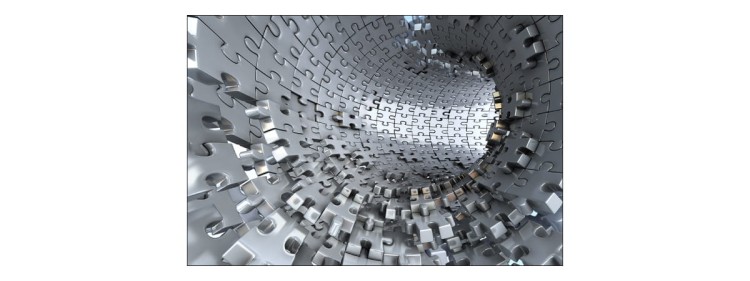 Fototapeta 3D Tunel - Puzzle