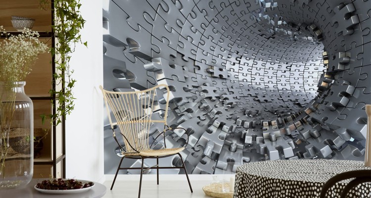 Fototapeta 3D Tunel - Puzzle
