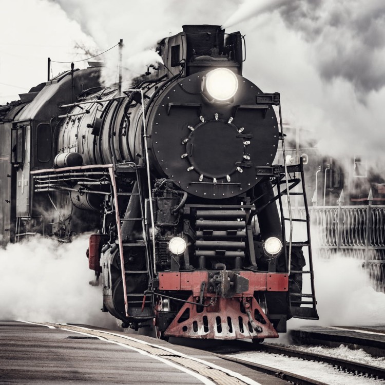 Fototapeta Zabytkowy Parowóz