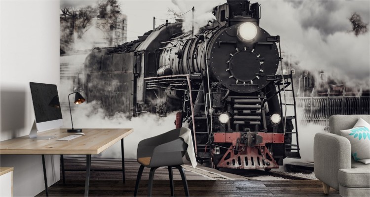 Fototapeta Zabytkowy Parowóz