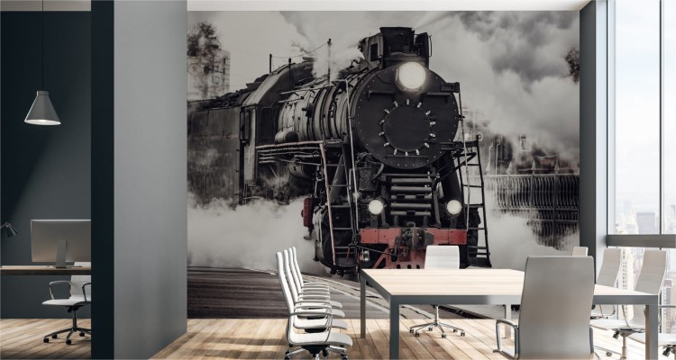 Fototapeta Zabytkowy Parowóz