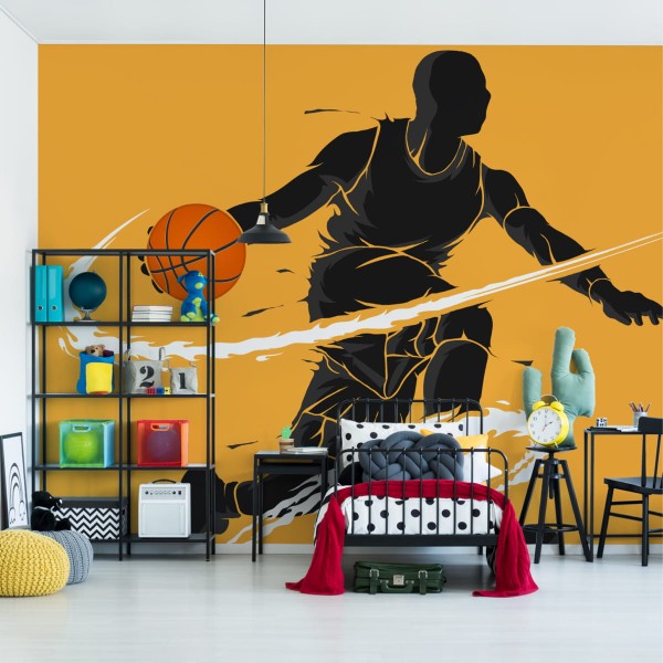 Fototapeta Dryblujący Koszykarz