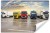 Fototapeta Kolorowe Ciężarówki Na Parkingu