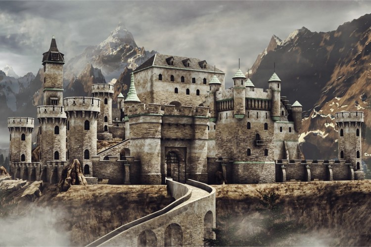 Fototapeta Średniowieczny Zamek Fantasy