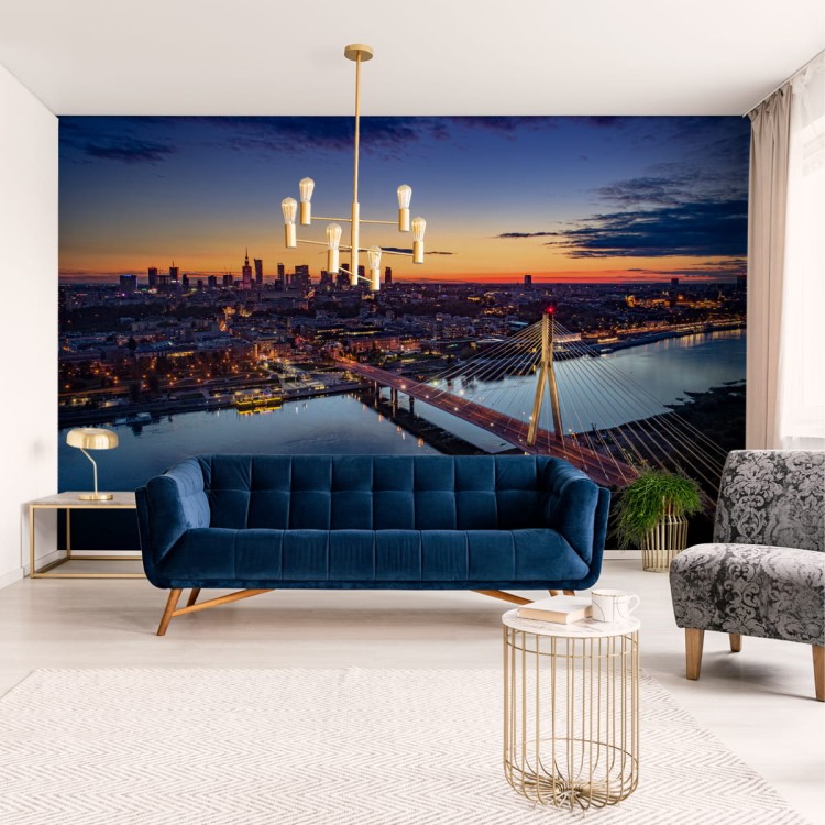 Fototapeta Warszawa Z Lotu Ptaka