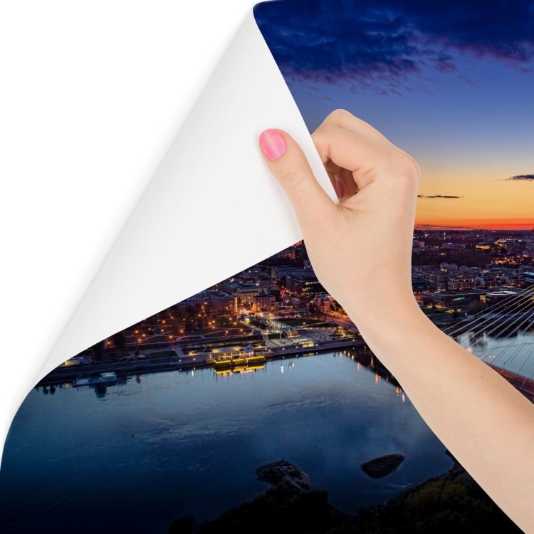 Fototapeta Warszawa Z Lotu Ptaka