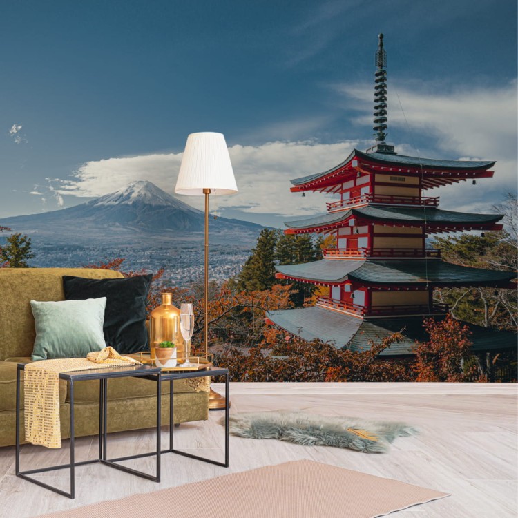 Fototapeta Japońska Pagoda Jesienią