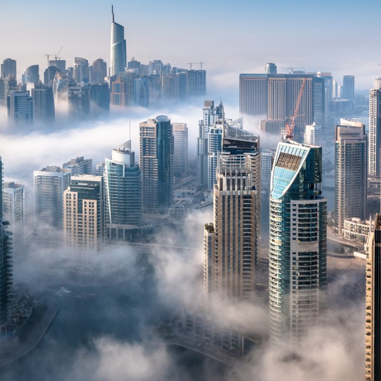 Fototapeta Dubaj W Chmurach
