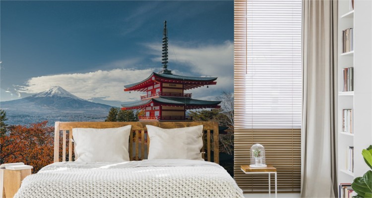 Fototapeta Japońska Pagoda Jesienią