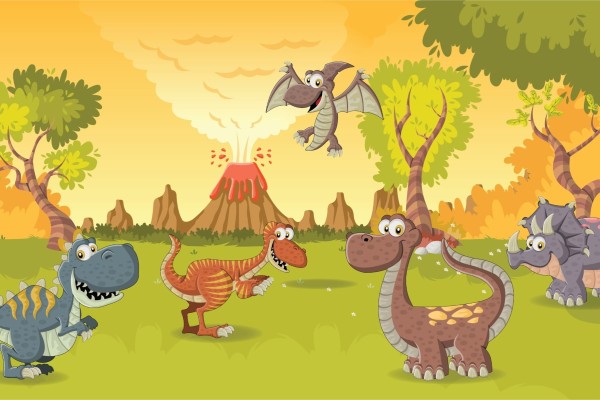 Fototapeta Bajkowe Dinozaury