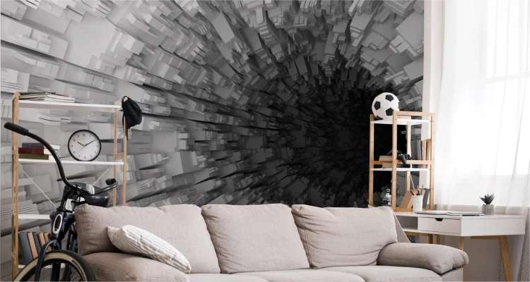 Fototapeta Abstrakcyjny Tunel 3D