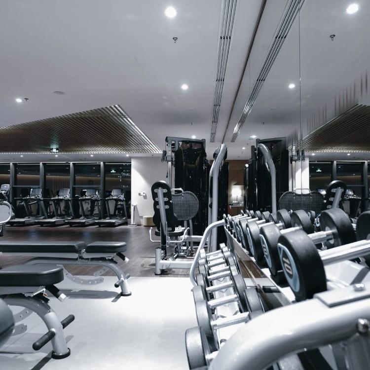 Fototapeta Wyposażenie Nowoczesnej Siłowni