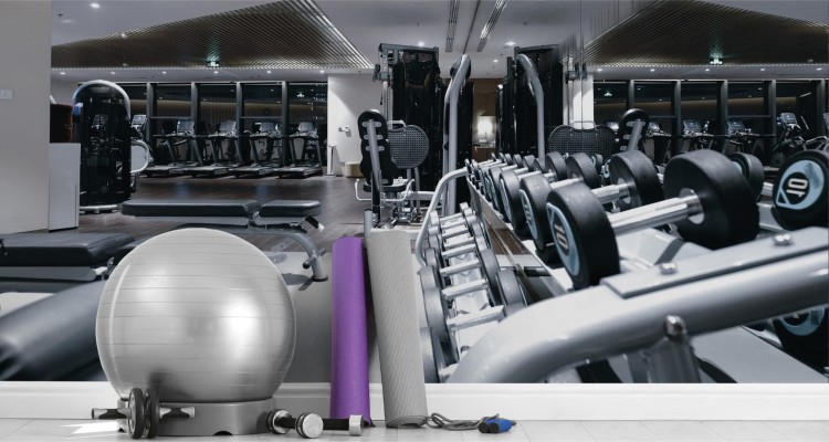 Fototapeta Wyposażenie Nowoczesnej Siłowni