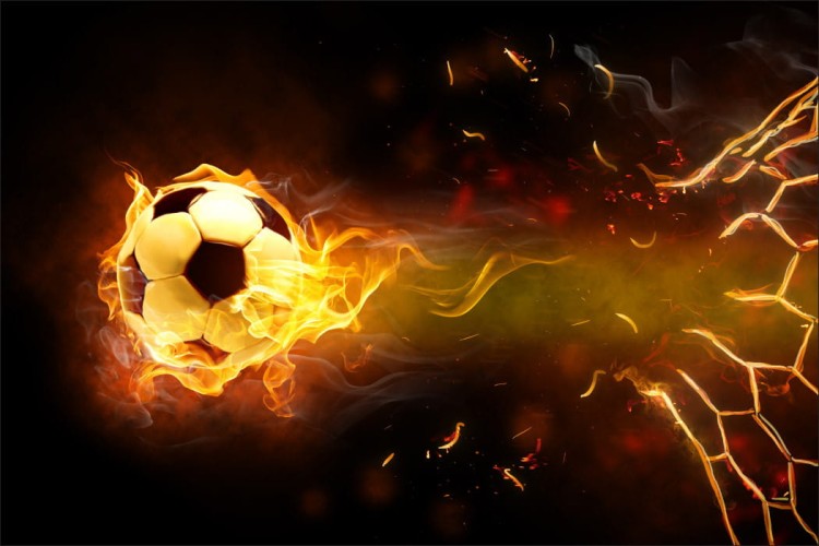 Fototapeta Piłkarska Sportowa Piłka