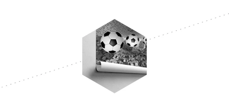 Fototapeta Piłka Nożna Puzzle 3D