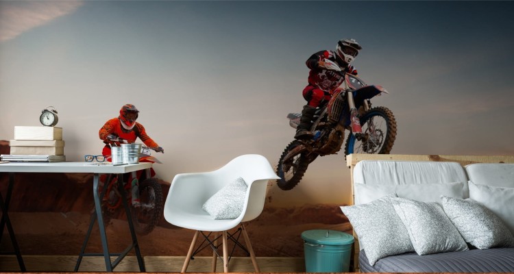 Fototapeta Motory Na Pustyni