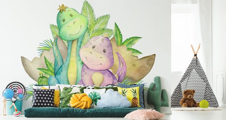 Fototapeta Małe Urocze Dinozaury
