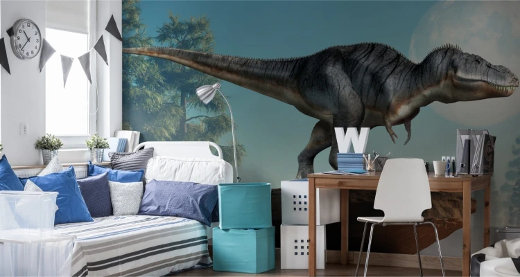Fototapeta Dinozaur Na Skałach