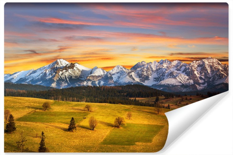 Fototapeta Tatry O Zachodzie Słońca