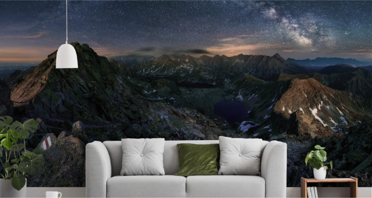 Fototapeta Droga Mleczna Nad Tatrami