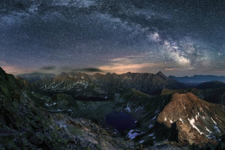 Fototapeta Droga Mleczna Nad Tatrami