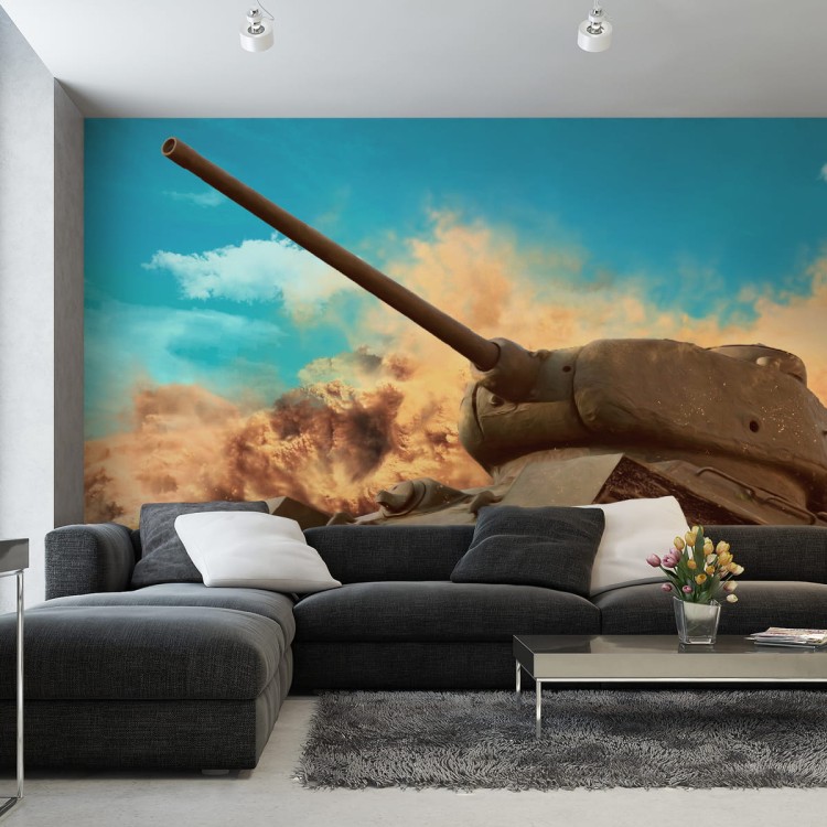 Fototapeta Czołg Bojowy Na Pustyni