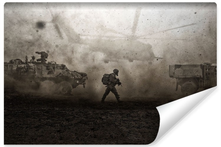 Fototapeta Wojsko Na Pustyni