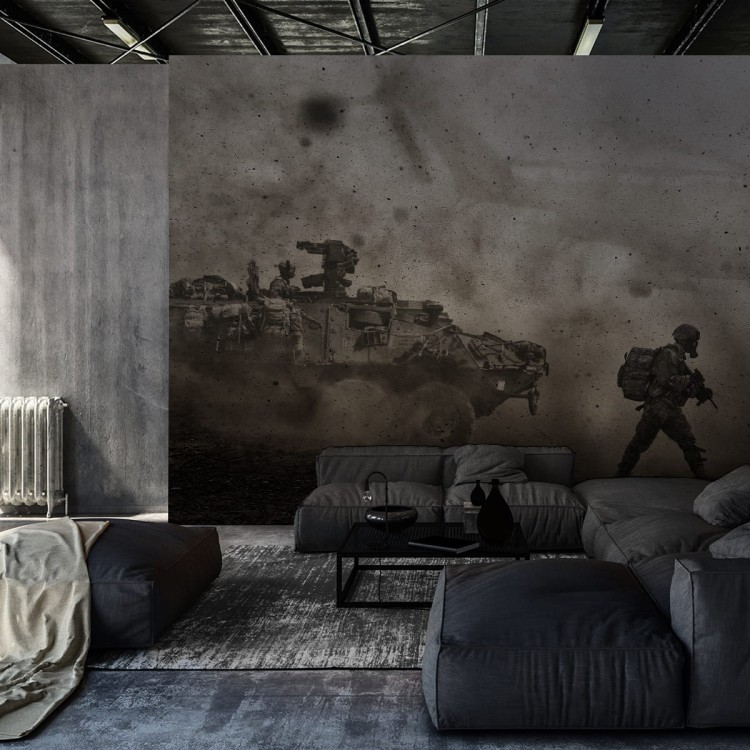 Fototapeta Wojsko Na Pustyni