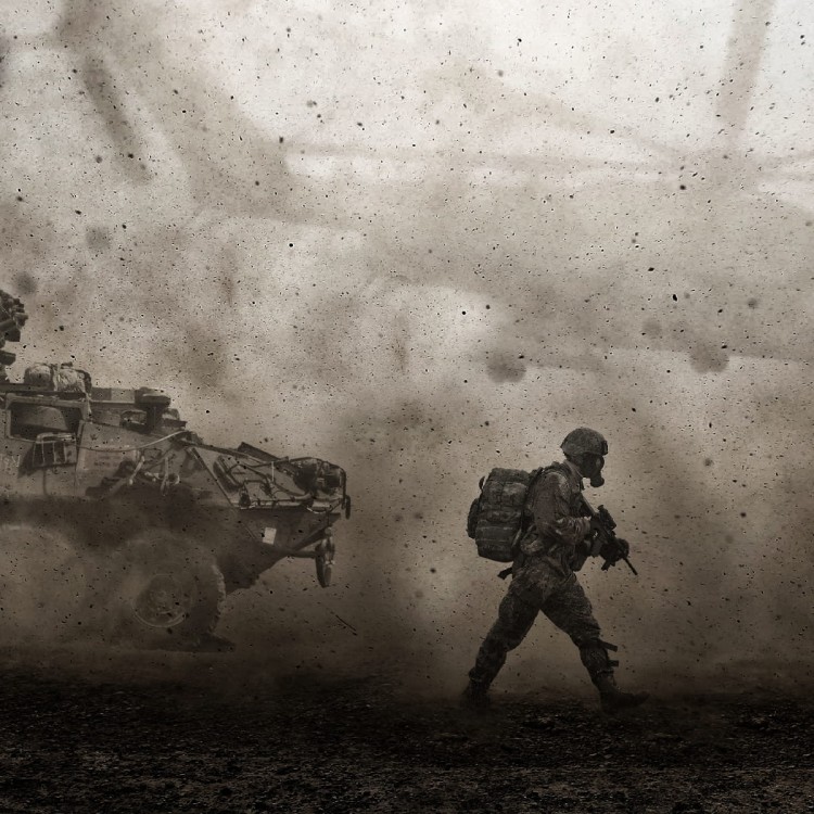 Fototapeta Wojsko Na Pustyni